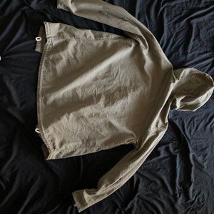 Vintage parka hood military style jacket