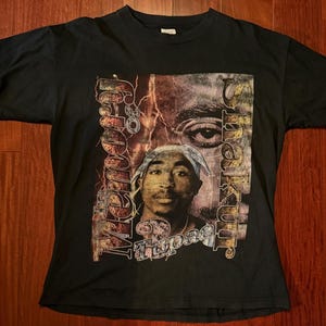 2Pac In Memory of Tupac Thug Life Will Always Be A Part US Vintage T-Shirt in 1996