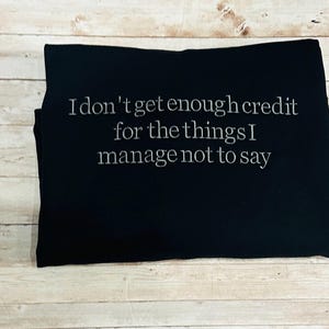 I Could Be Meaner Embroidered Sweatshirt, Dark Humor Crewneck, Goth Accessories