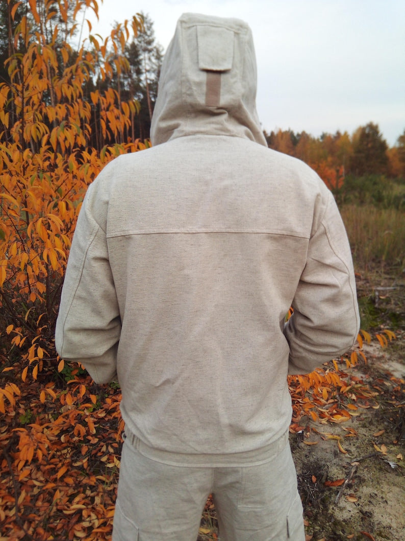 Hemp jacket/Hemp clothes/Organic clothes/Hemp/Men Jacket/Designer Jacket/eco clothes/Hand made/Jacket/Vegan fashion/Hemp fashion/Clothing/