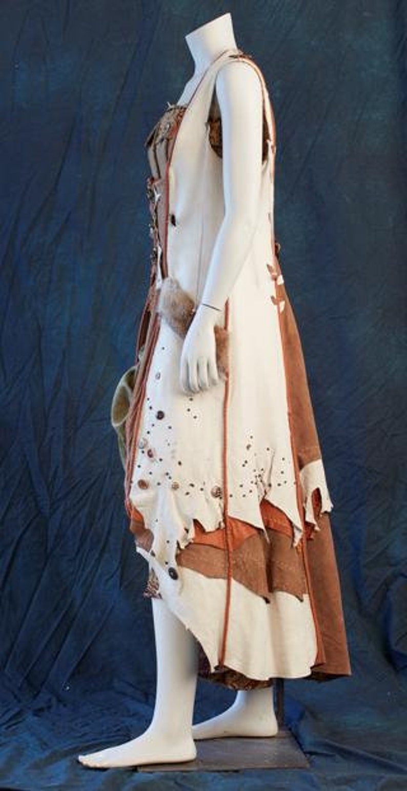 SteamPunk Leather Wearable Art Coat