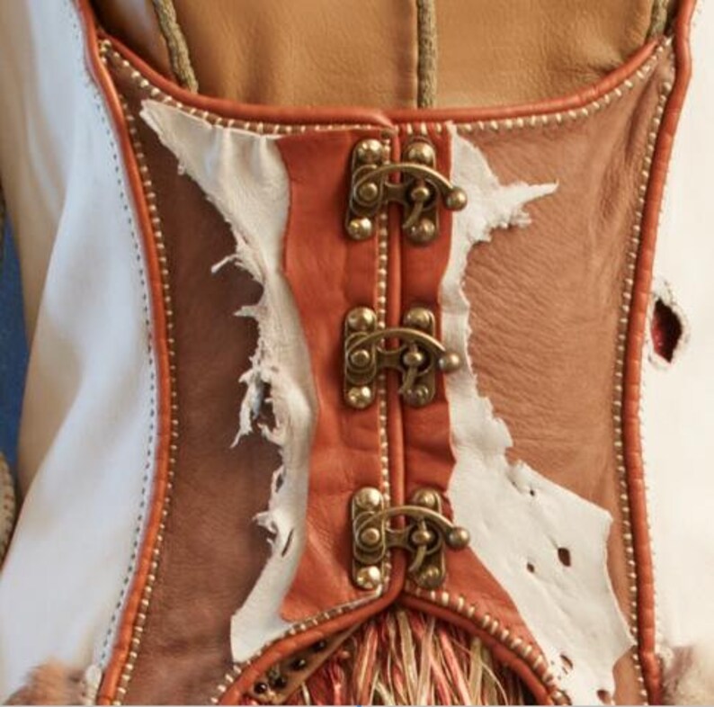 SteamPunk Leather Wearable Art Coat