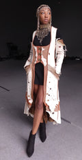 SteamPunk Leather Wearable Art Coat
