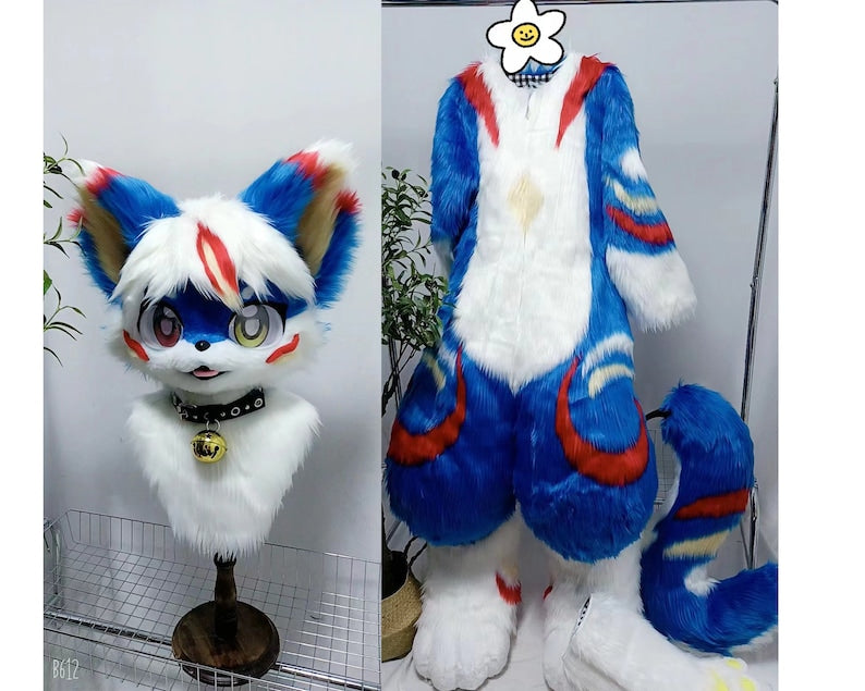 Fursuit Full-body customization - Furry paws head tail shoes clothes by fursona