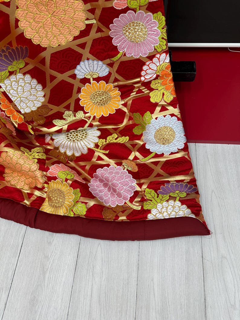 Original Japanese Silk Kimono: Uchikake Wedding Kimono