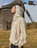 MOSS Men's Linen Hoodie, Fall Linen Clothing