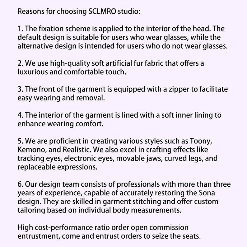 Fursuit Full-body customization - Furry paws head tail shoes clothes by fursona