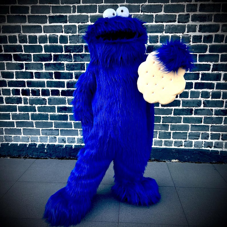 Custom Halloween Monster Mascot Costume: Fuggler Style Faux Fur Suit