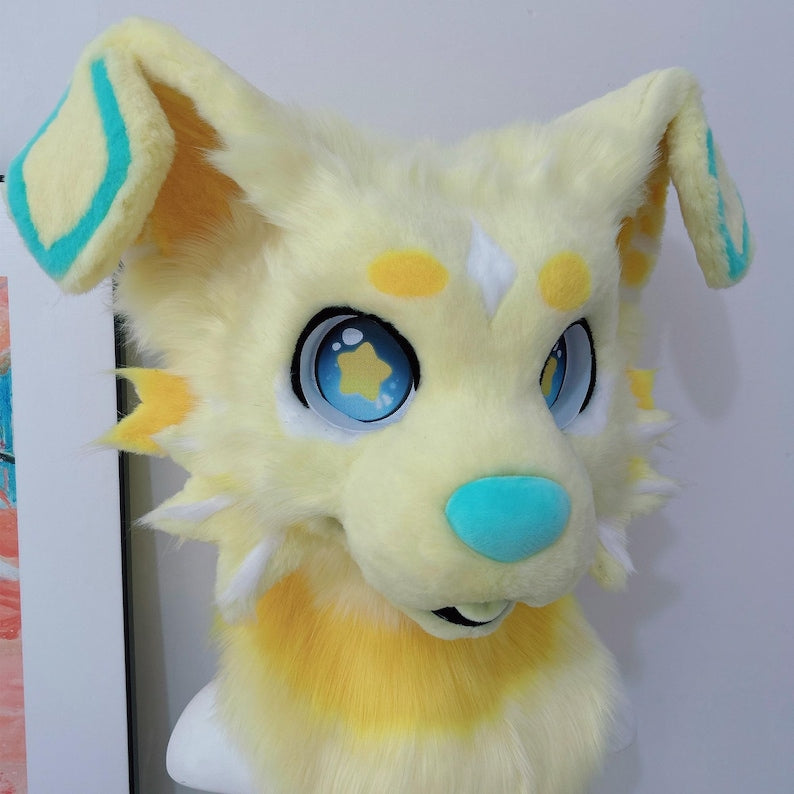 Toony Dog Fursuit Head: Custom Furry head SCLMRO