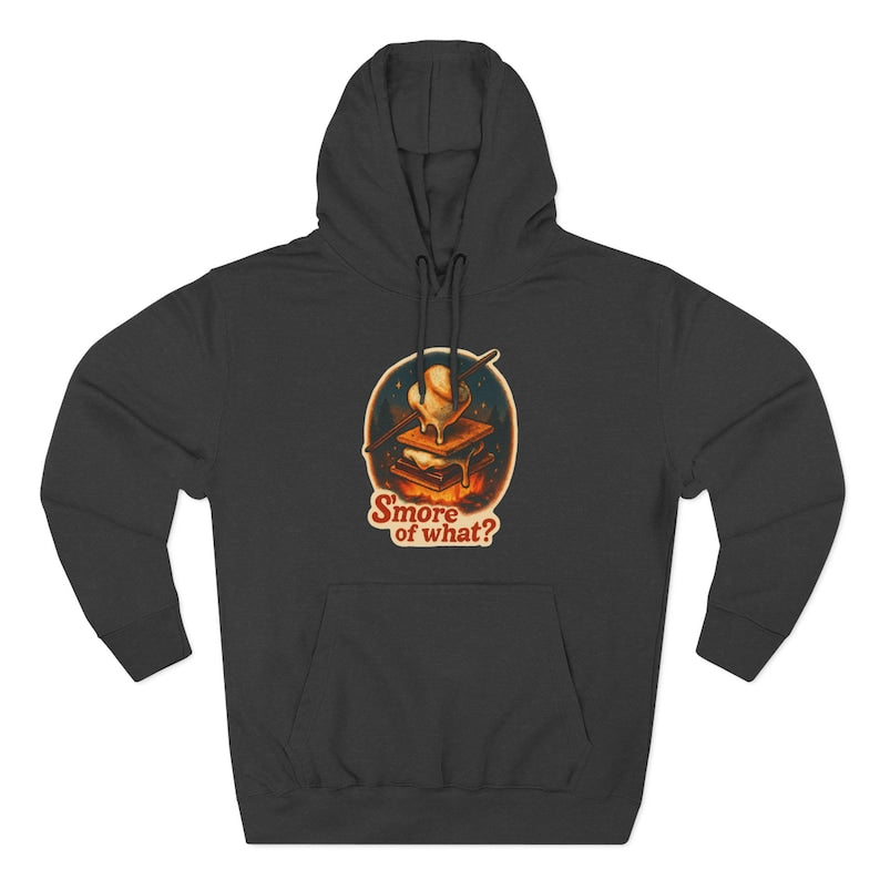 Cozy Fleece Hoodie: S'mores Design, Camping Gift