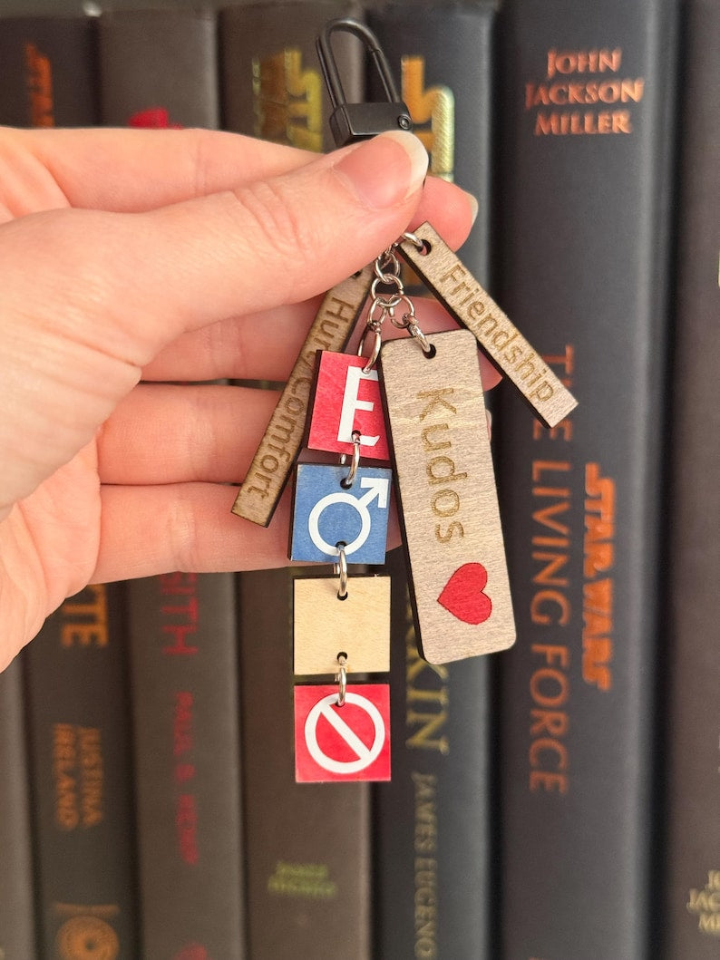 Fanfic Keychain/Phone Charm