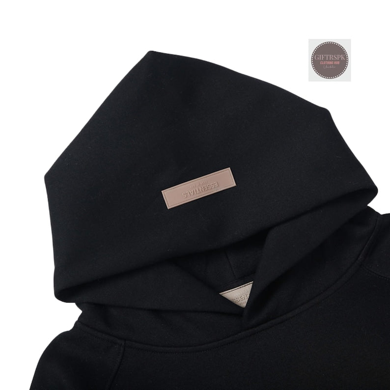 Unisex Cotton Tracksuit Pullover Hoodie and Sweatpant Essentials Clothing