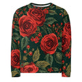 Red Roses & Holly Sweatshirt