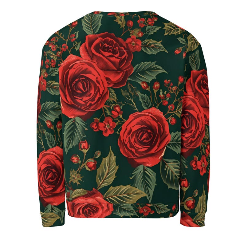 Red Roses & Holly Sweatshirt