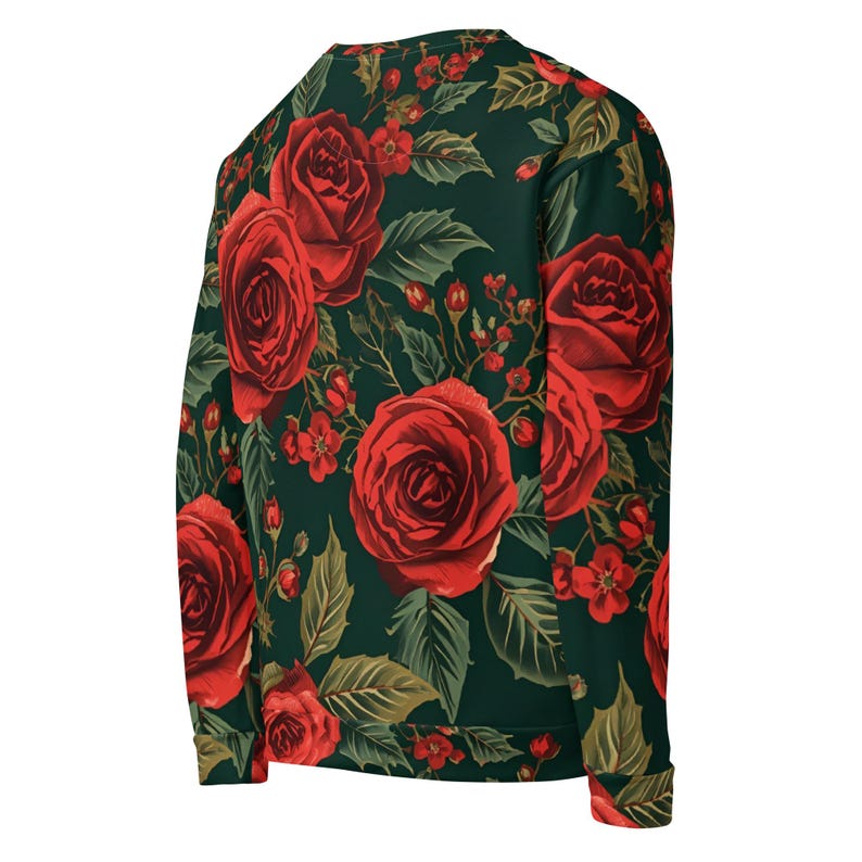 Red Roses & Holly Sweatshirt