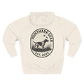 GSP Pointer Dog Three-Panel Fleece Hoodie | Pointing Dog Graphic